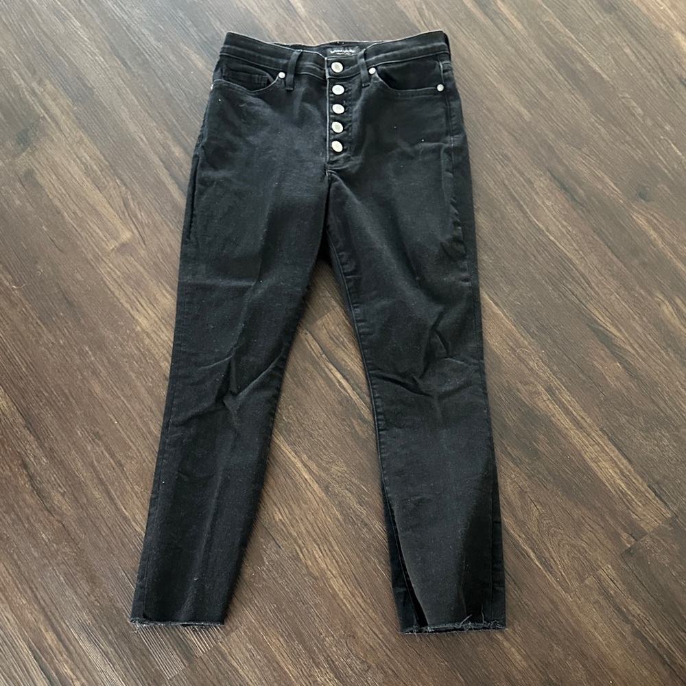 Banana Republic Jet Black High-Rise Jeans